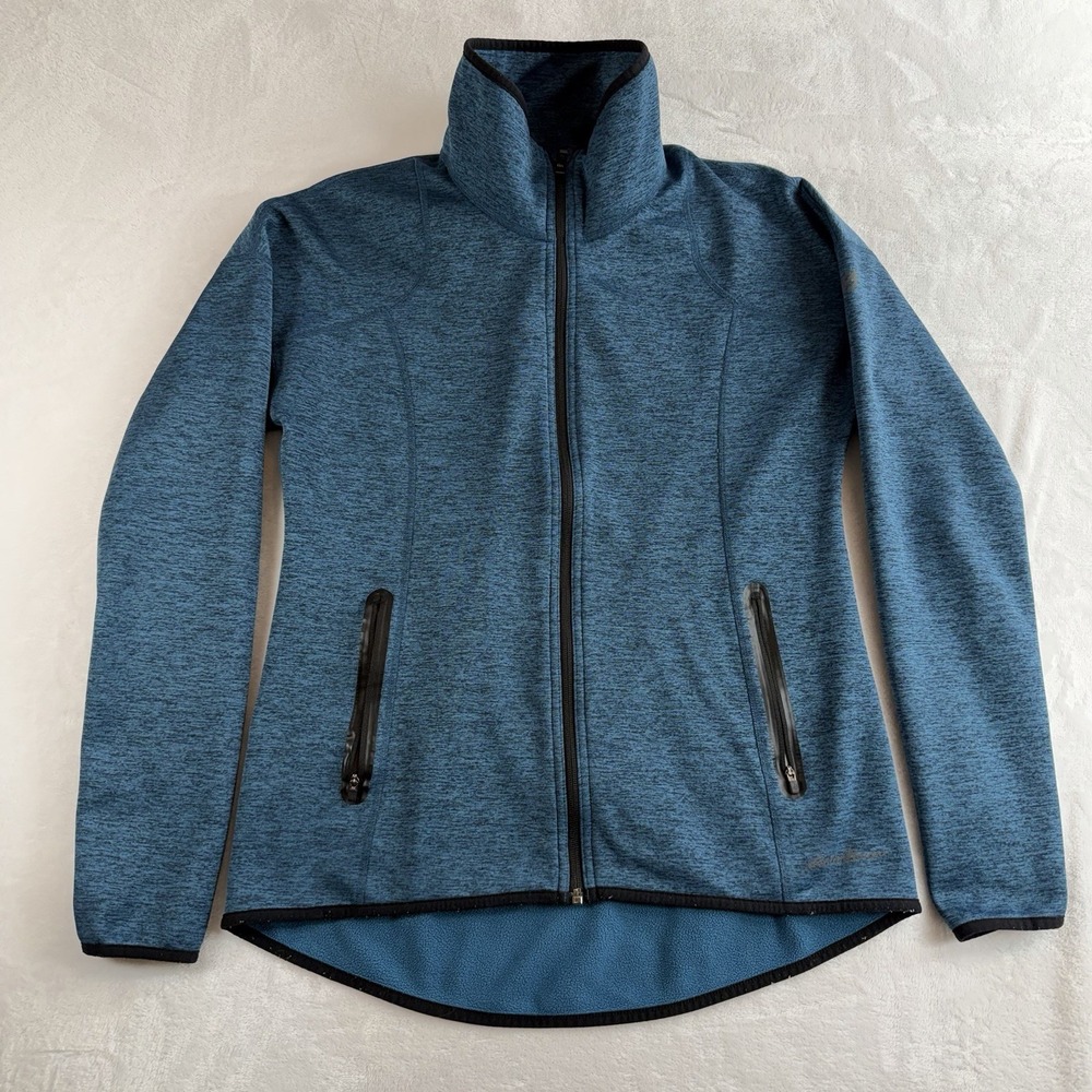 Eddie Bauer Jacket Women's Sz TM Blue After Burn 2.0 Zip Up Athletic